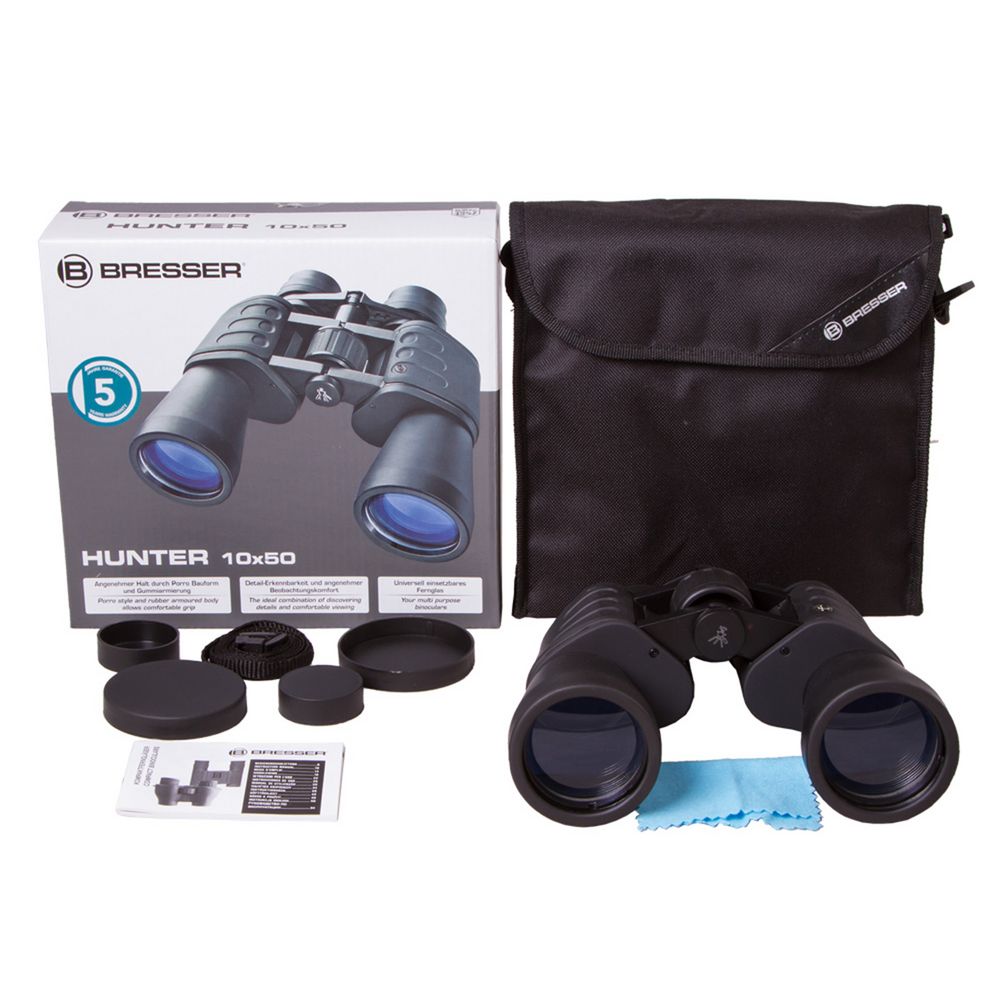 Бинокль Hunter 10x, линзы 50 мм — изображение 5