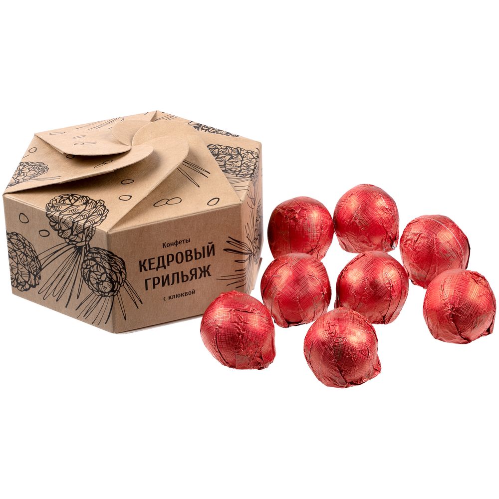 Конфеты «Мягкий кедровый грильяж» с клюквой — изображение 2