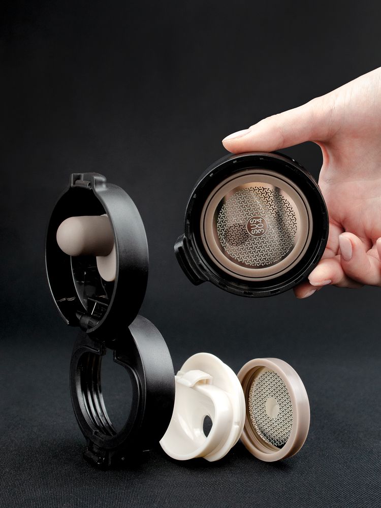 Термостакан с ситечком No Leak Infuser, синий — изображение 9