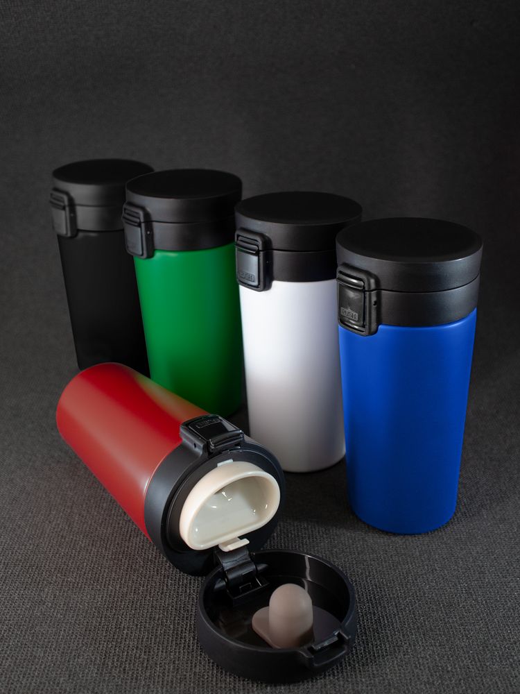 Термостакан с ситечком No Leak Infuser, синий — изображение 10