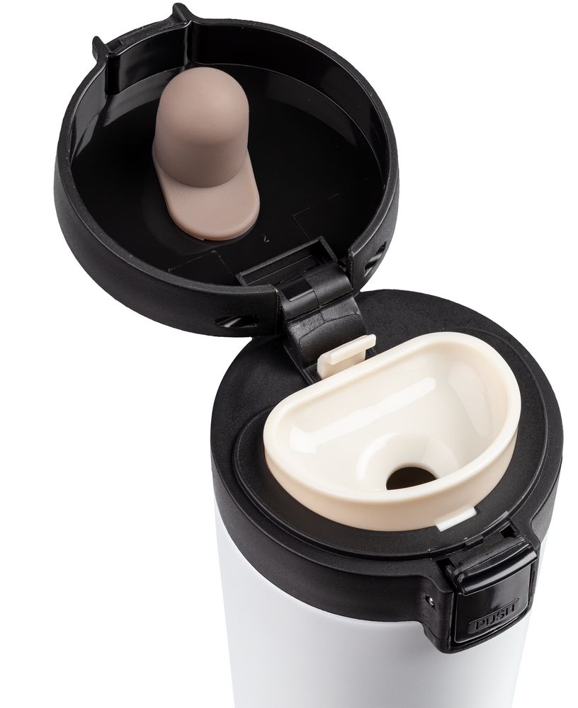 Термостакан с ситечком No Leak Infuser, белый — изображение 4