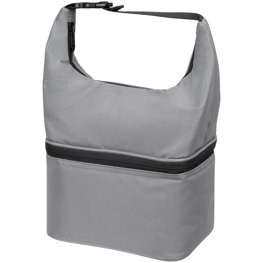 Термосумка с ланчбоксом Smakk, серая — изображение 4