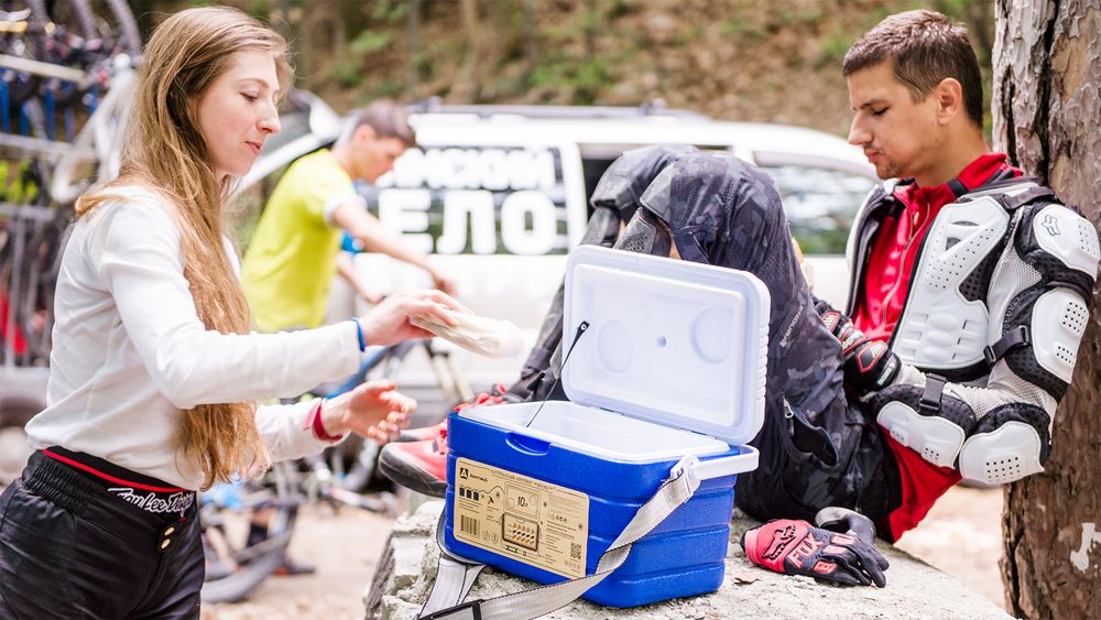 Термоконтейнер «Арктика», M, синий — изображение 3