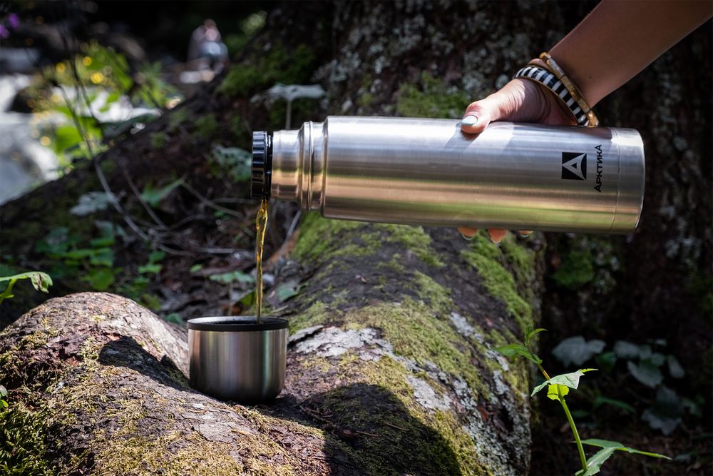 Термос «Арктика 1000», стальной — изображение 4