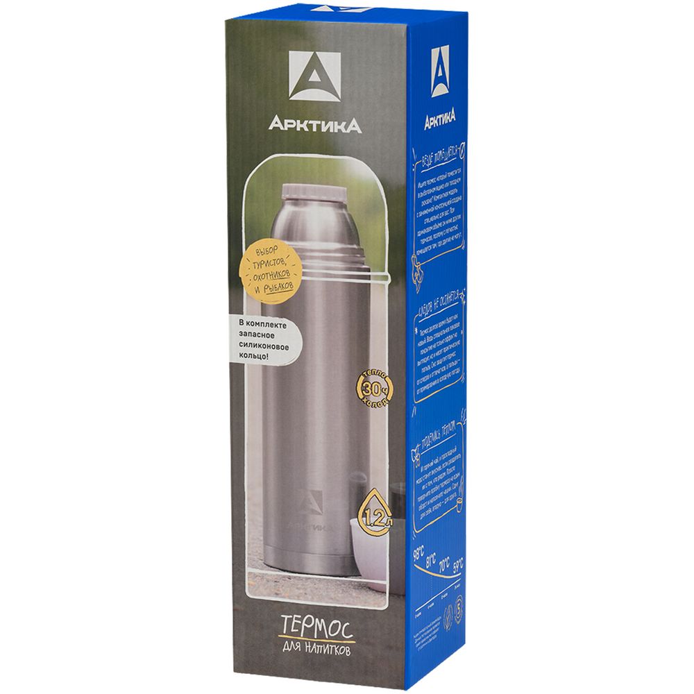 Термос «Арктика Duo 1200», стальной — изображение 5