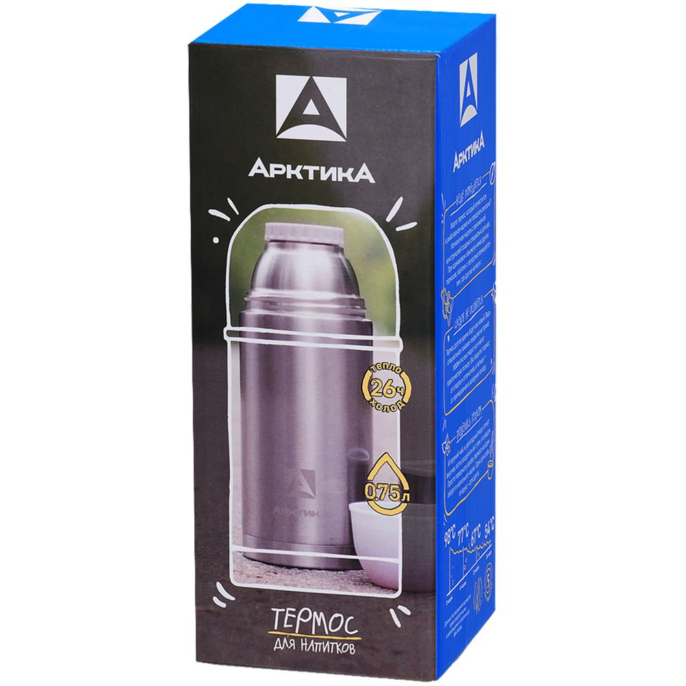 Термос «Арктика Duo 750», стальной — изображение 6