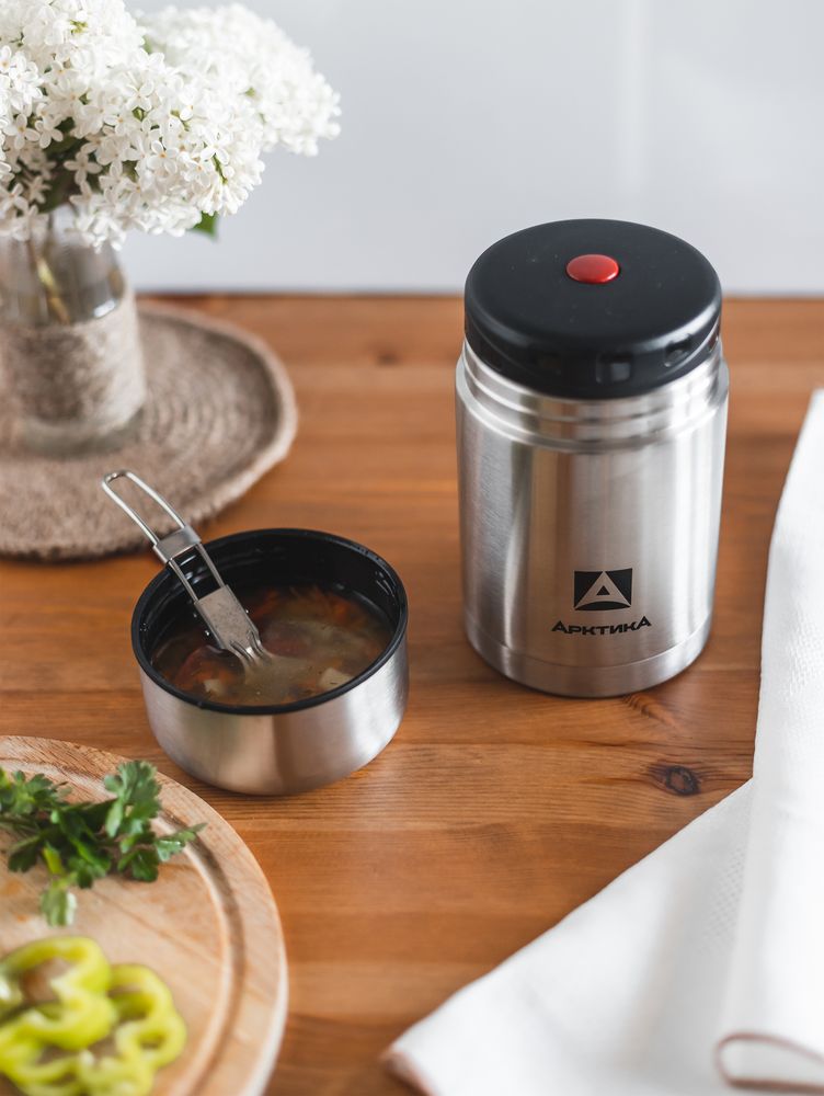 Термос для еды «Арктика 500», стальной — изображение 6