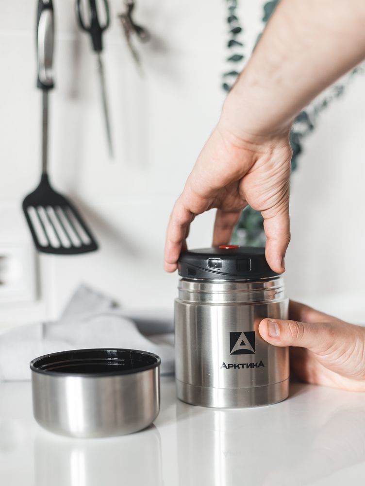Термос для еды «Арктика 500», стальной — изображение 4