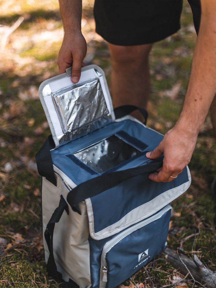 Термосумка с люком «Арктика», M, синяя — изображение 5