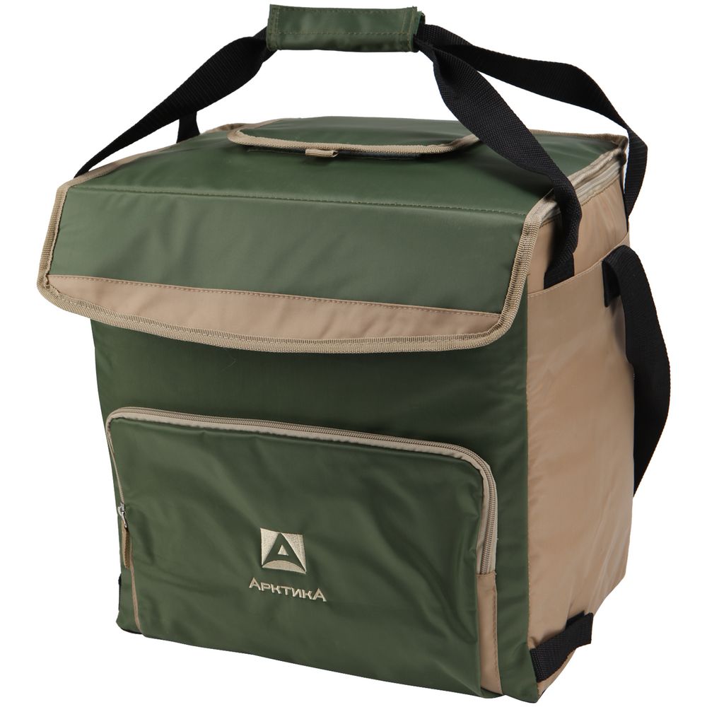 Термосумка с люком «Арктика», L, зеленая — изображение 2