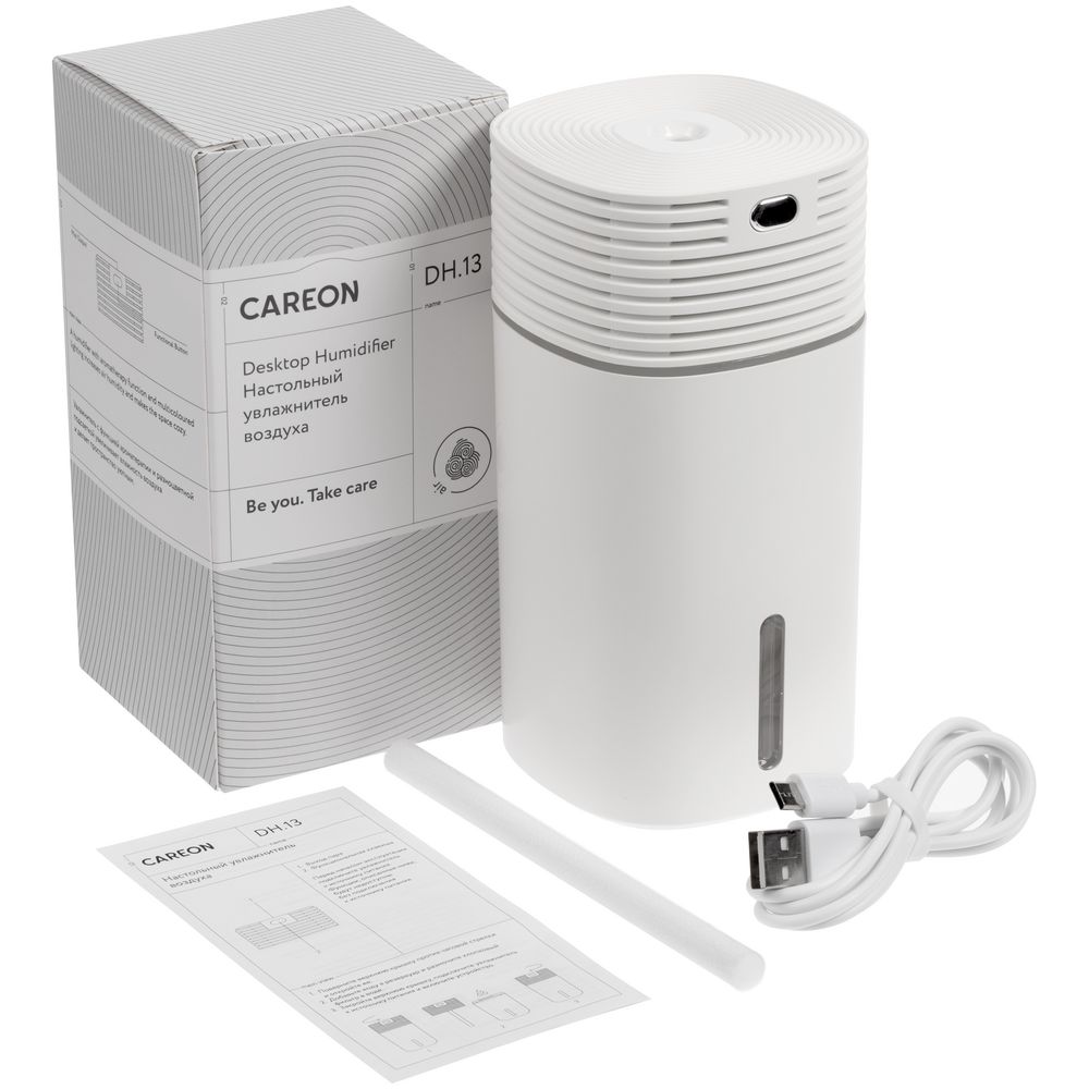 Настольный увлажнитель с подсветкой DH13, белый — изображение 10