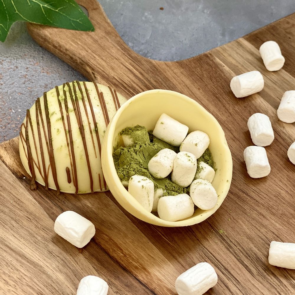 Шоколадная бомбочка «Матча латте» — изображение 4