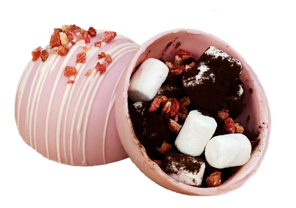 Шоколадная бомбочка «Клубника» — изображение 3