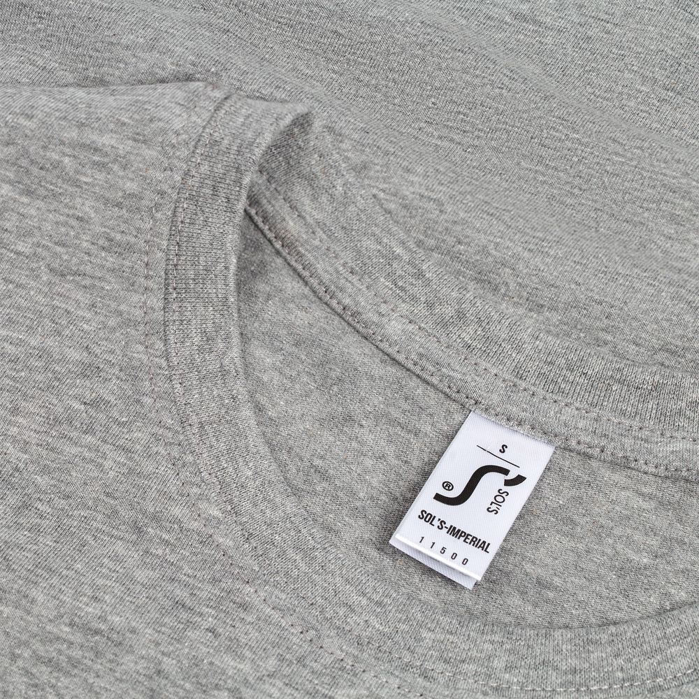 Футболка Imperial 190, серый меланж — изображение 4