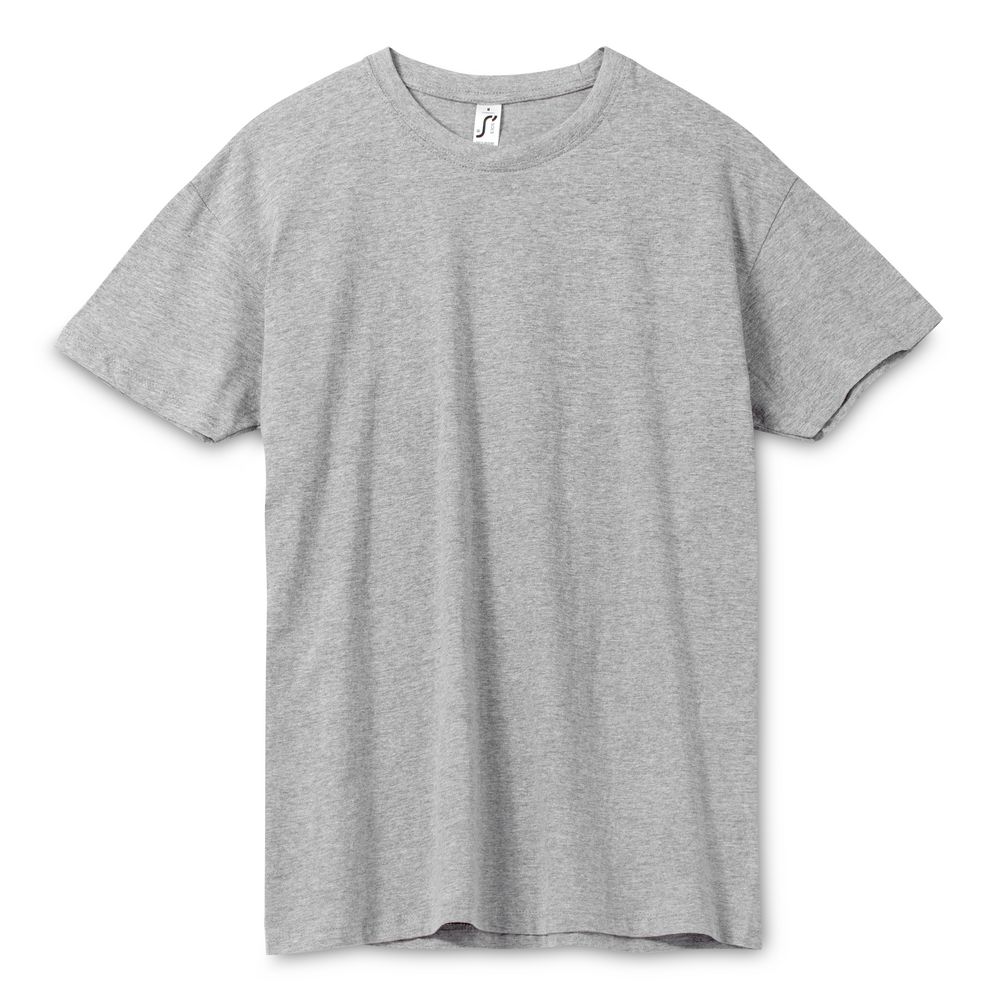 Футболка унисекс Regent 150, серый меланж — изображение 2