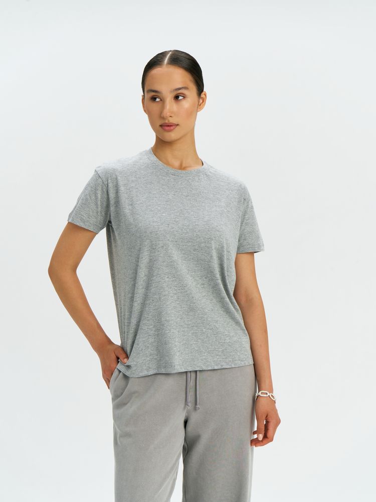 Футболка унисекс Regent 150, серый меланж — изображение 10