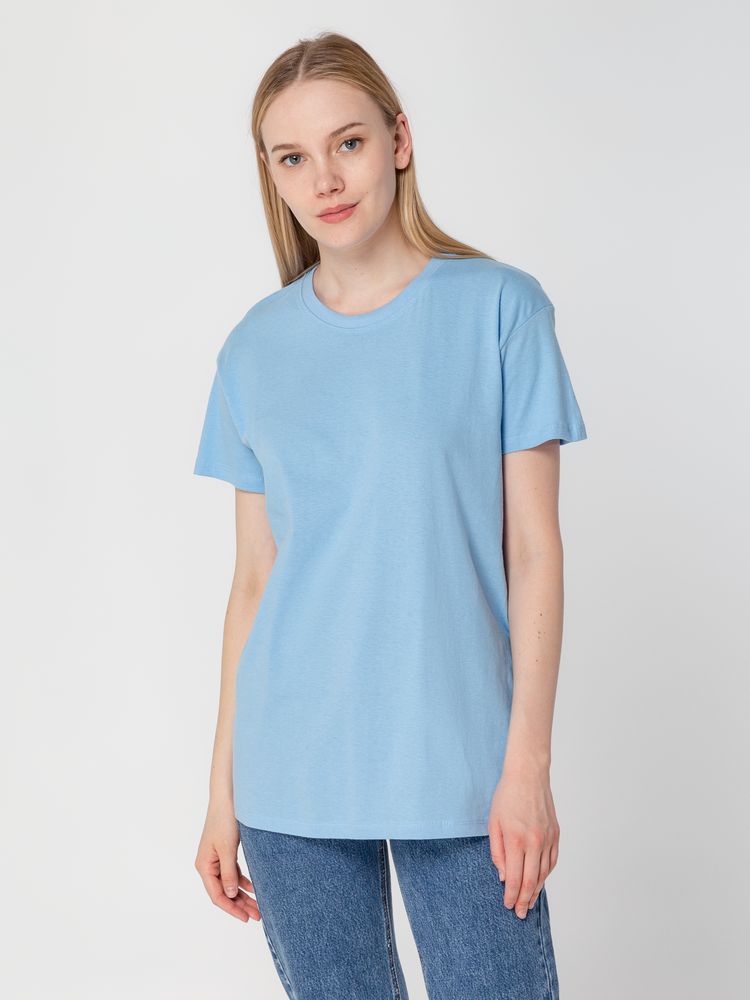 Футболка унисекс Regent 150, голубая — изображение 6