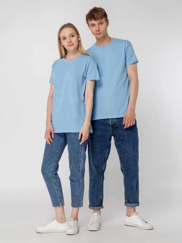 Футболка унисекс Regent 150, голубая — изображение 12