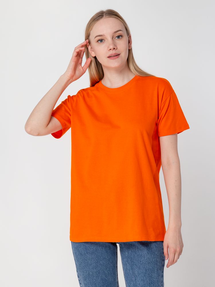 Футболка унисекс Regent 150, оранжевая — изображение 6