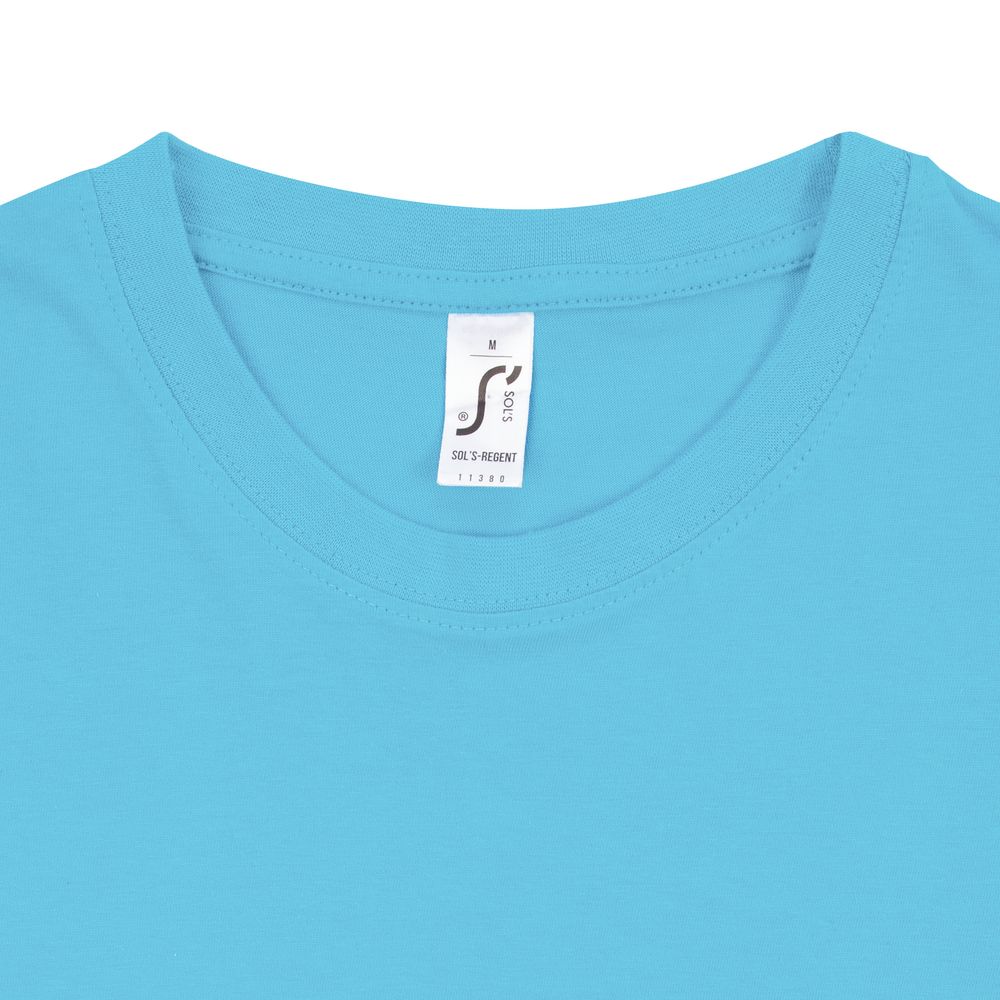 Футболка унисекс Regent 150, бирюзовая — изображение 4