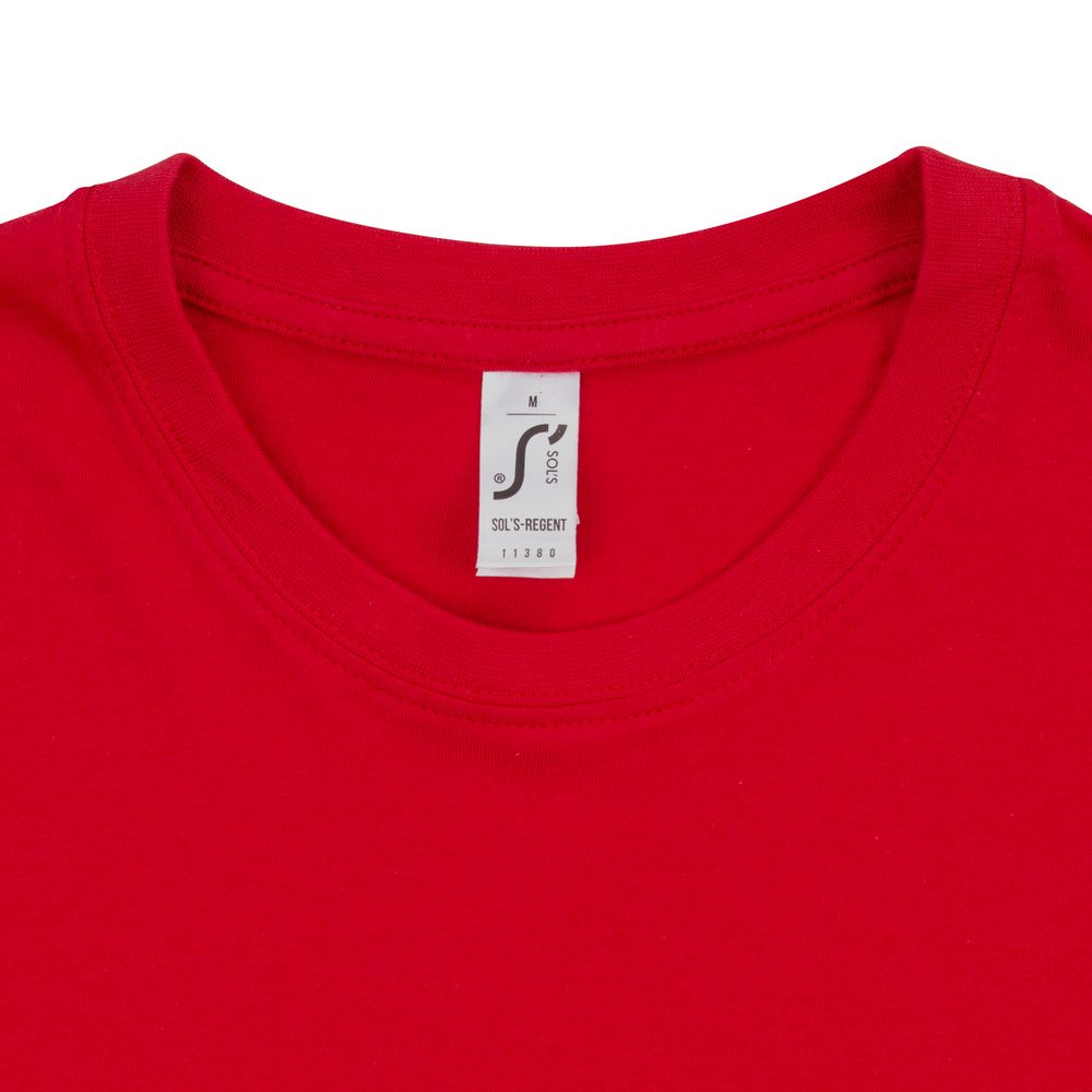 Футболка унисекс Regent 150, красная — изображение 4
