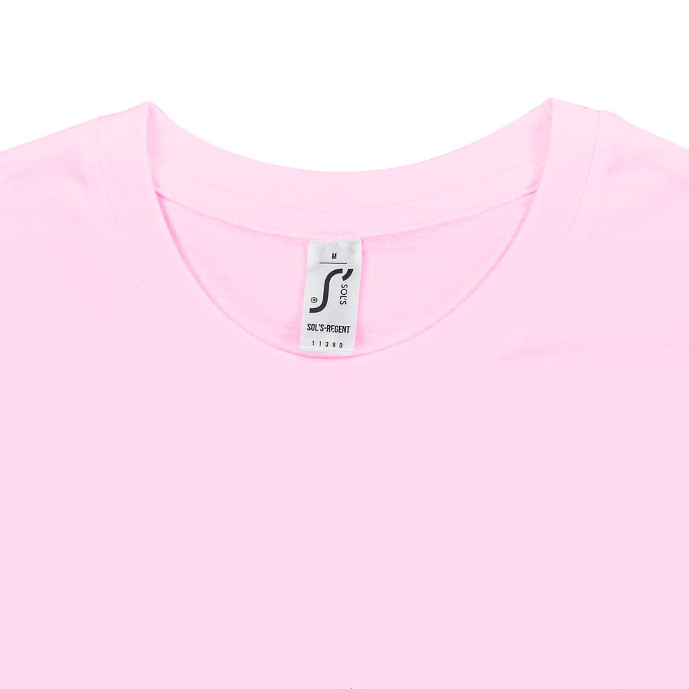 Футболка унисекс Regent 150, розовая — изображение 4
