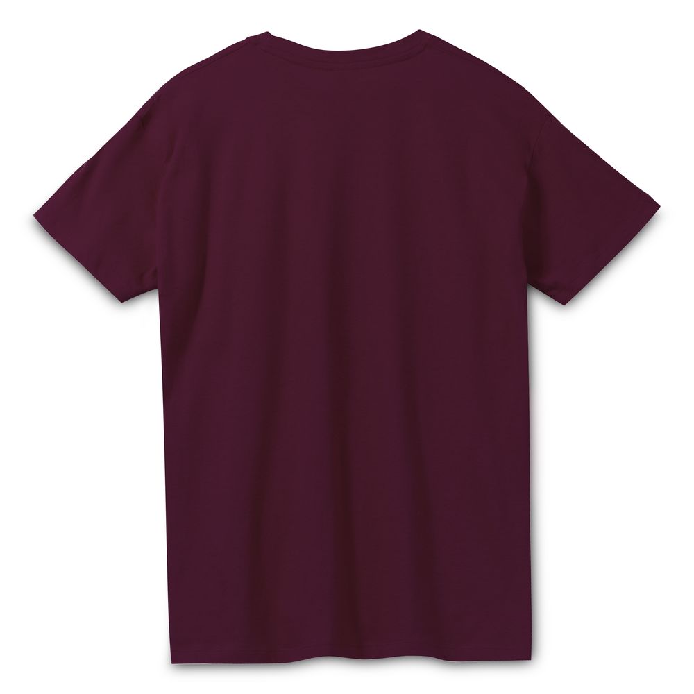 Футболка унисекс Regent 150, бордовая — изображение 3