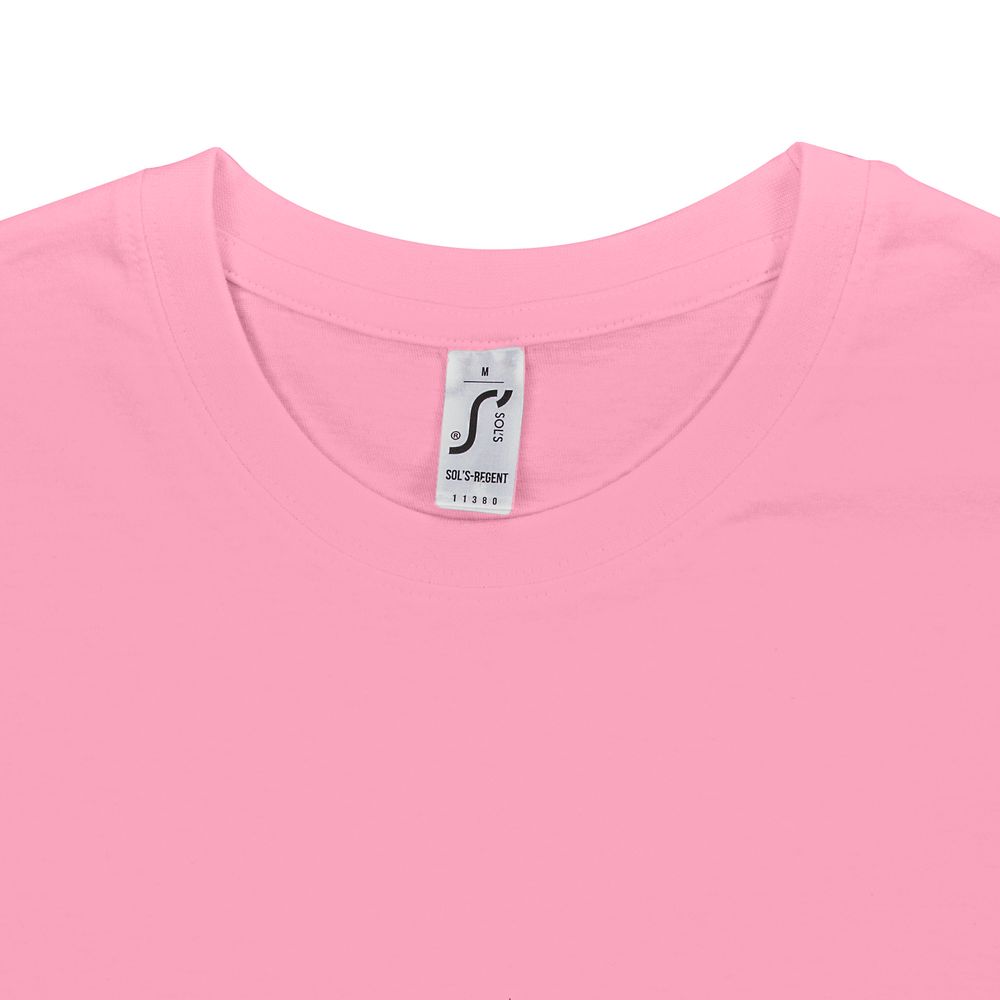 Футболка унисекс Regent 150, розовая орхидея — изображение 4