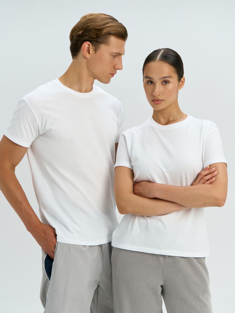 Футболка унисекс Regent 150, розовая орхидея — изображение 12