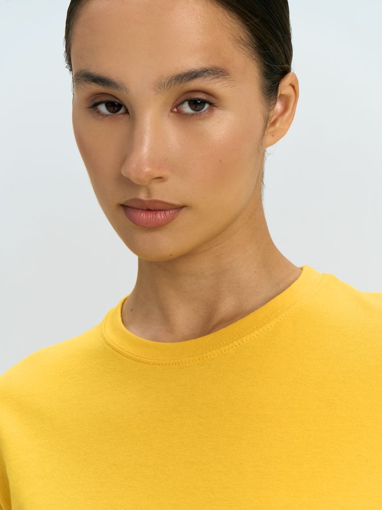 Футболка унисекс Regent 150, желтая — изображение 8