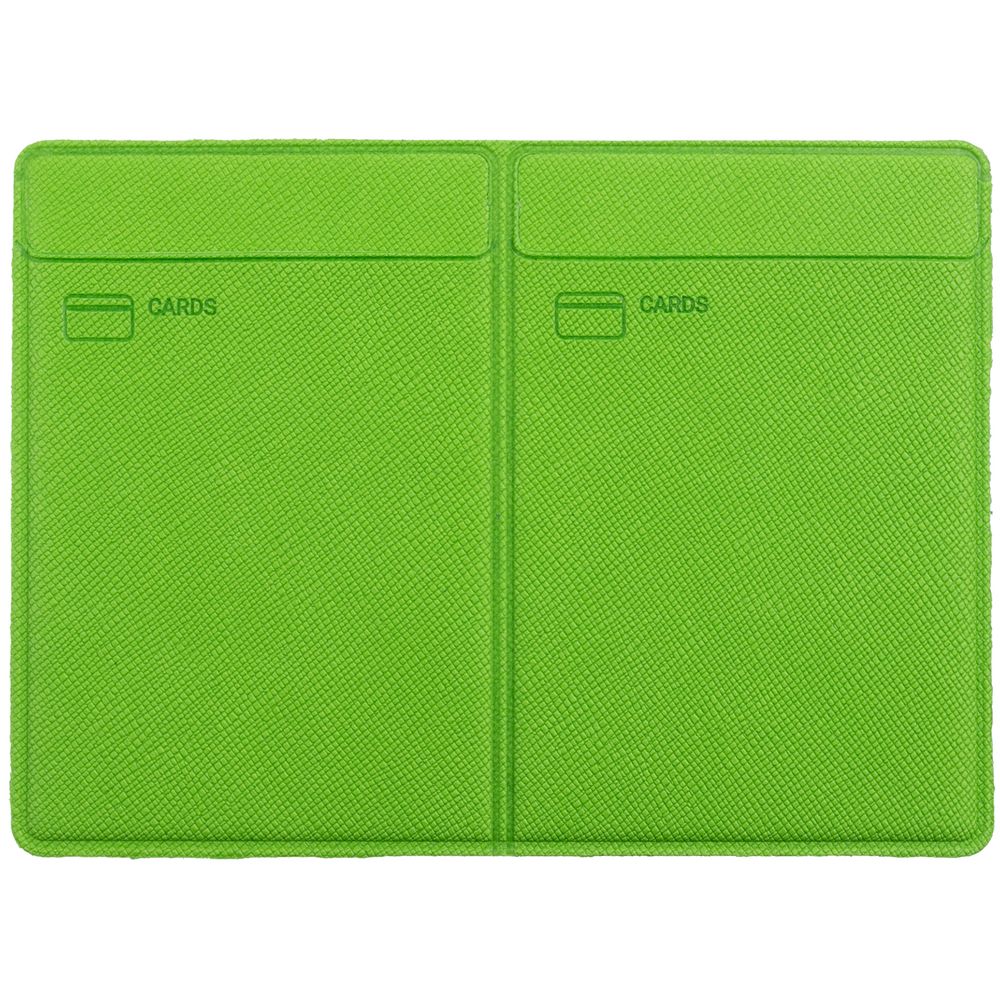 Обложка для автодокументов Devon Light, зеленая — изображение 2