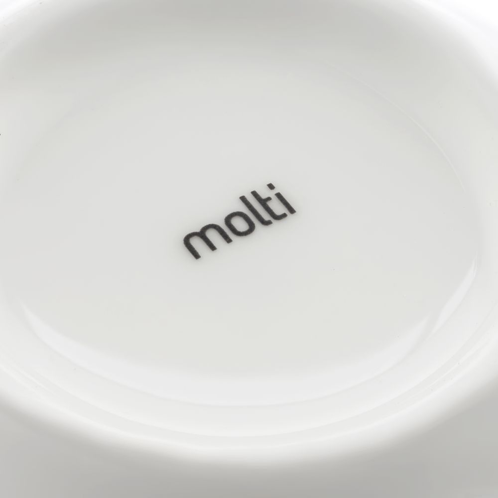 Кофейная пара Select, белая с серебристой отводкой — изображение 8