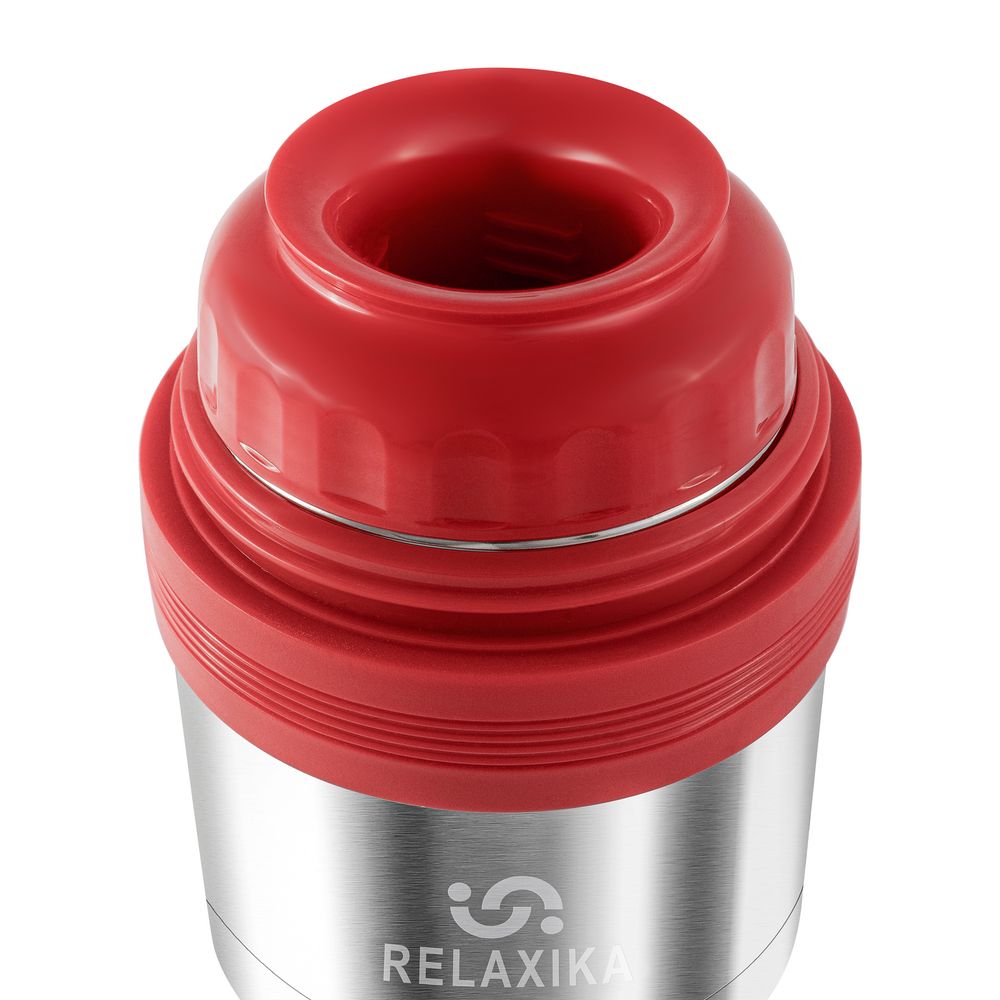 Термос для еды и напитков Relaxika 500, стальной — изображение 3