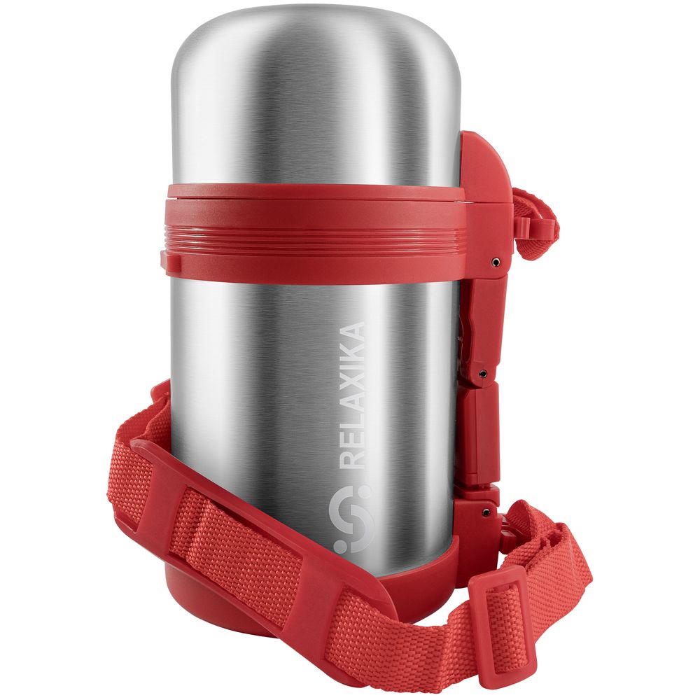 Термос для еды и напитков Relaxika 800, стальной — изображение 6