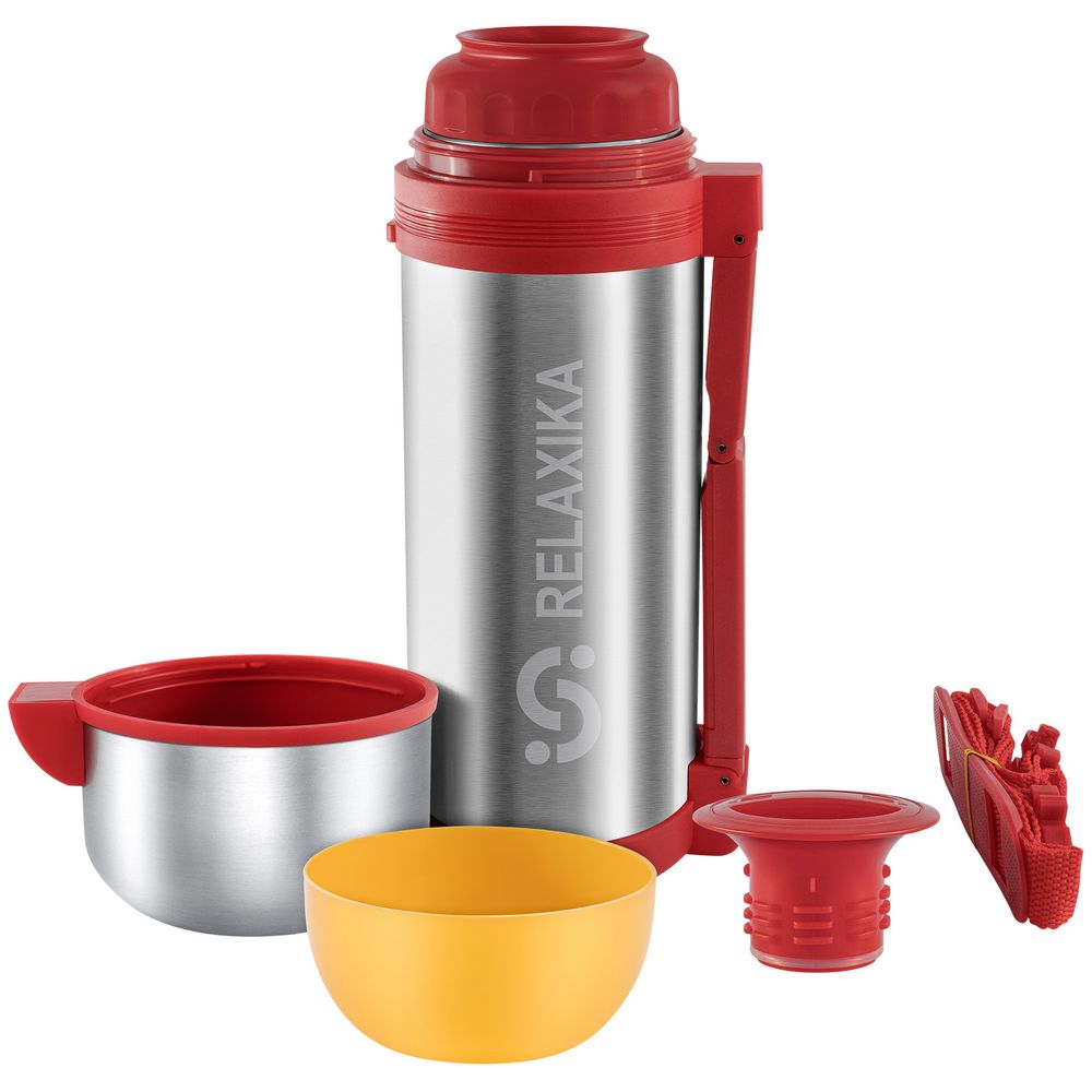Термос для еды и напитков Relaxika 1500, стальной — изображение 5