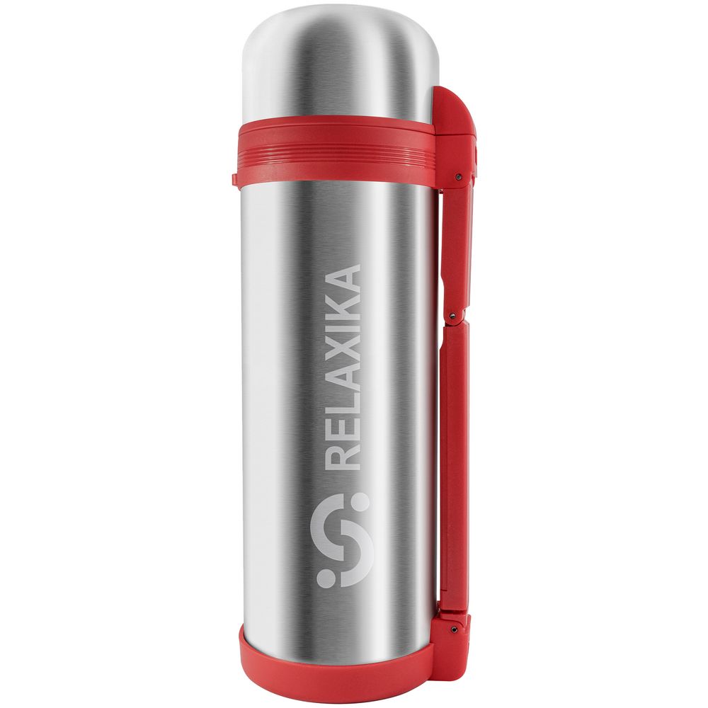 Термос для еды и напитков Relaxika 1800, стальной — изображение 2