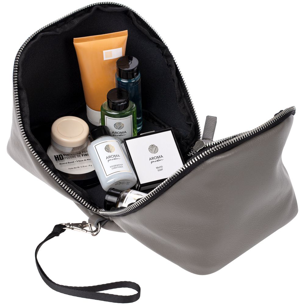 Дорожная косметичка Cubo, серая — изображение 8