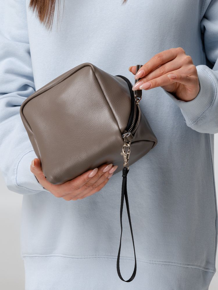 Дорожная косметичка Cubo, серая — изображение 10