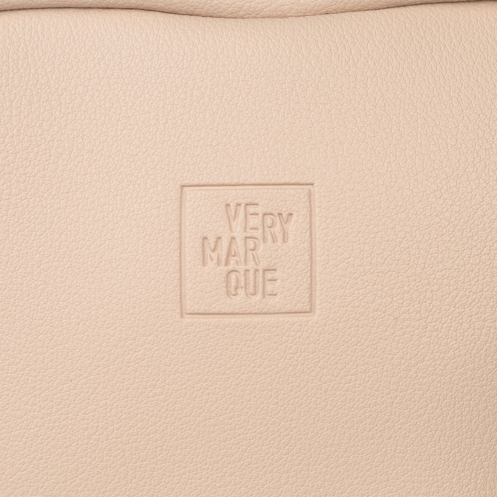 Дорожная косметичка Cubo, бежевая с логотипом — изображение 8