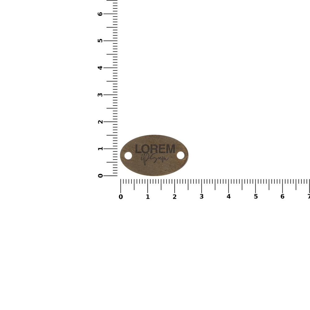 Шильдик металлический Alfa Oval, бронзовый — изображение 3