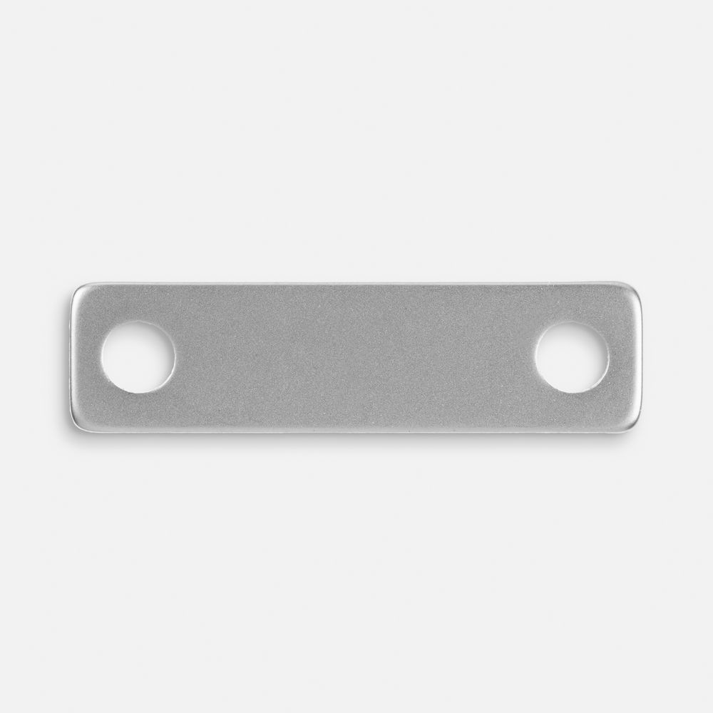 Шильдик металлический Alfa Liten, серебристый — изображение 2