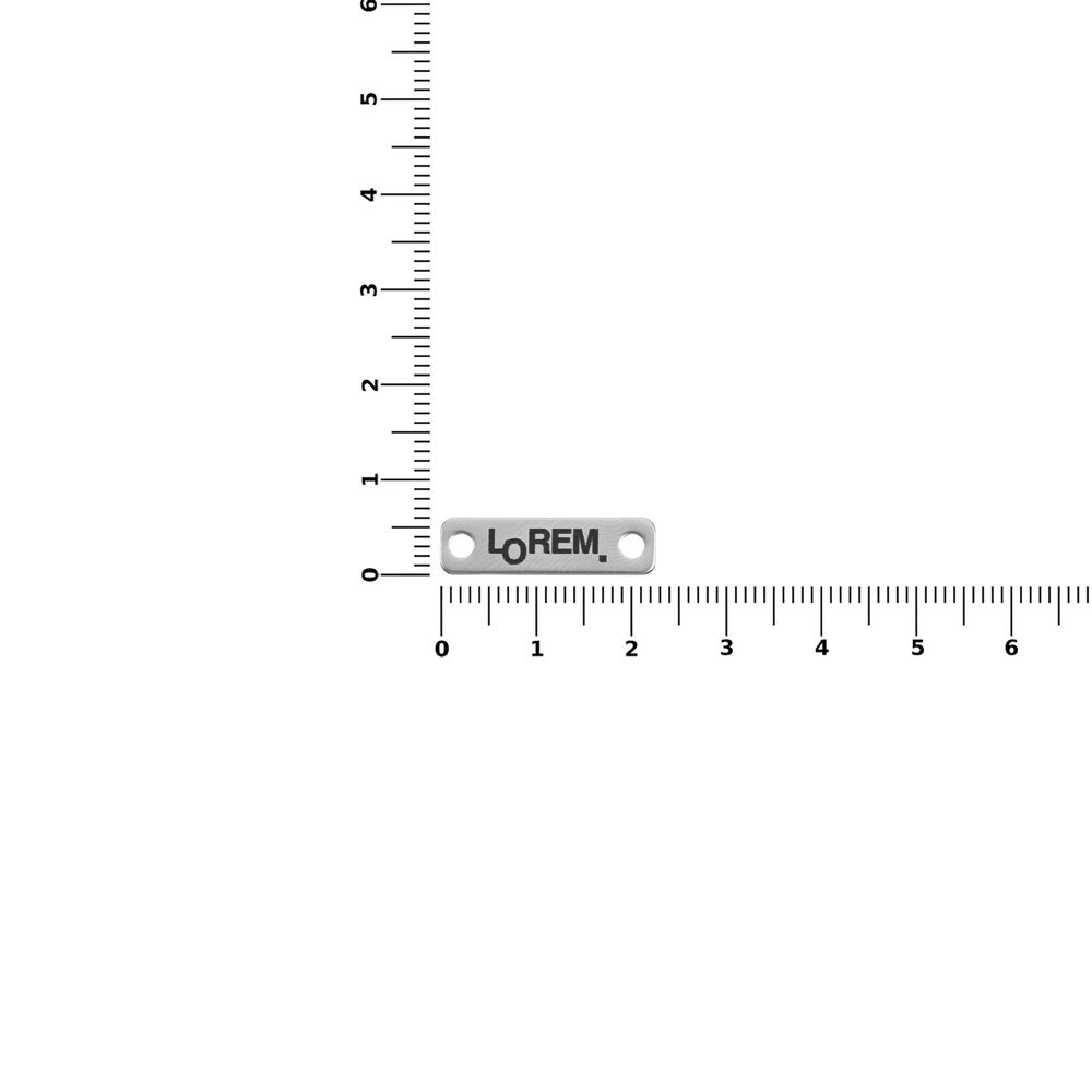 Шильдик металлический Alfa Liten, серебристый — изображение 3