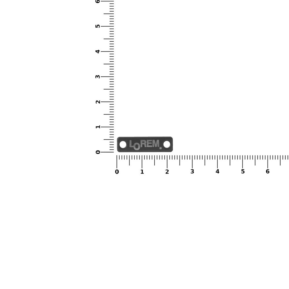 Шильдик металлический Alfa Liten, серый — изображение 3