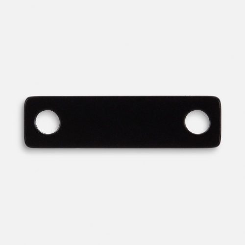 Шильдик металлический Alfa Liten, черный