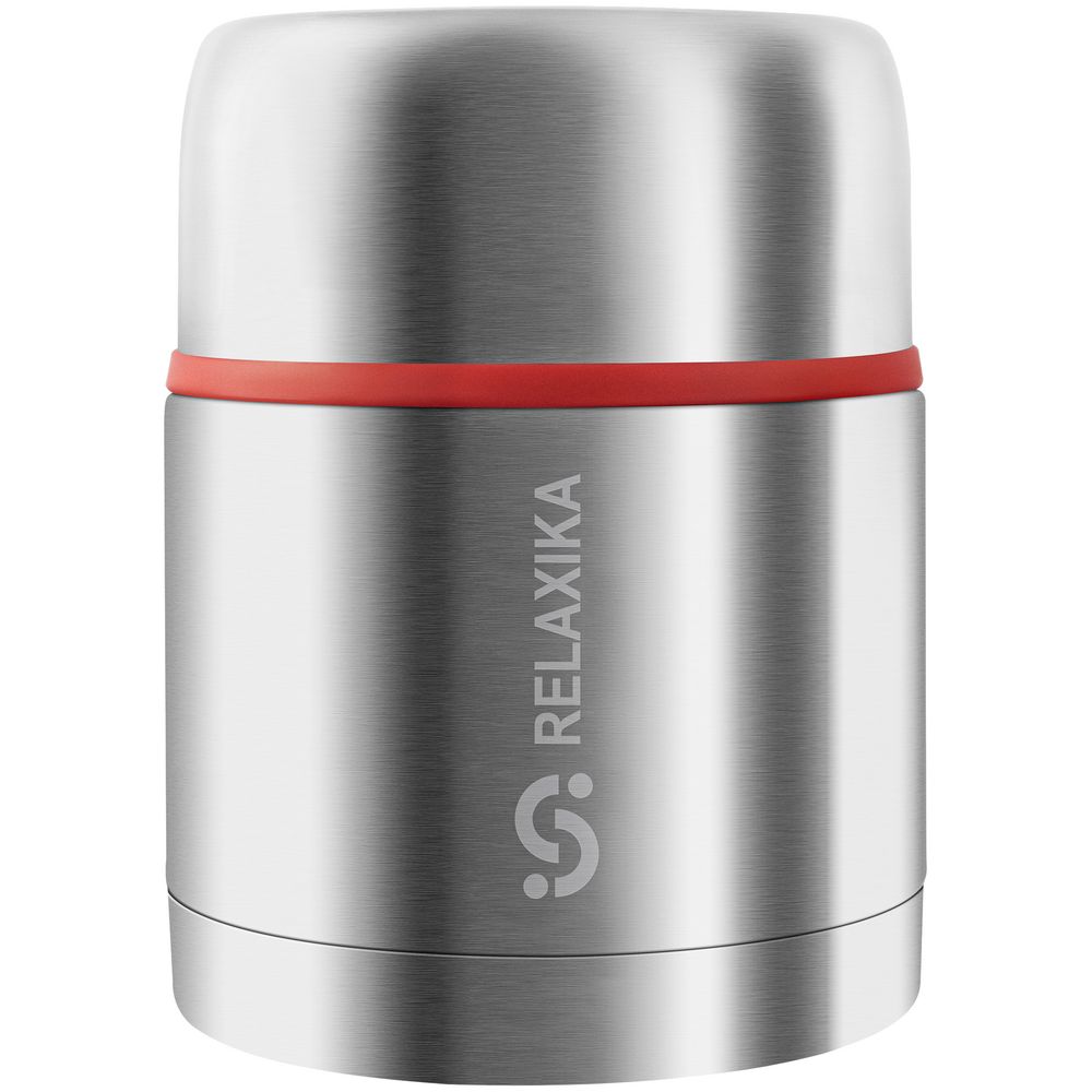 Термос для еды Relaxika 500, в чехле, стальной — изображение 3