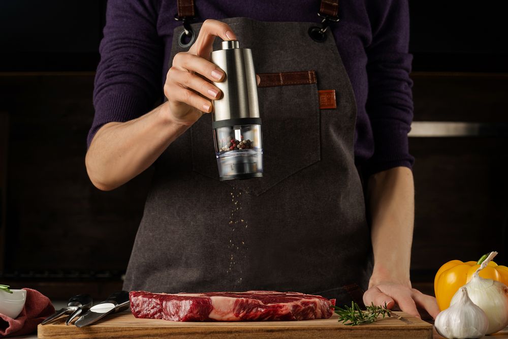 Электрическая мельница для специй Mill of Steel, малая, в упаковке — изображение 6