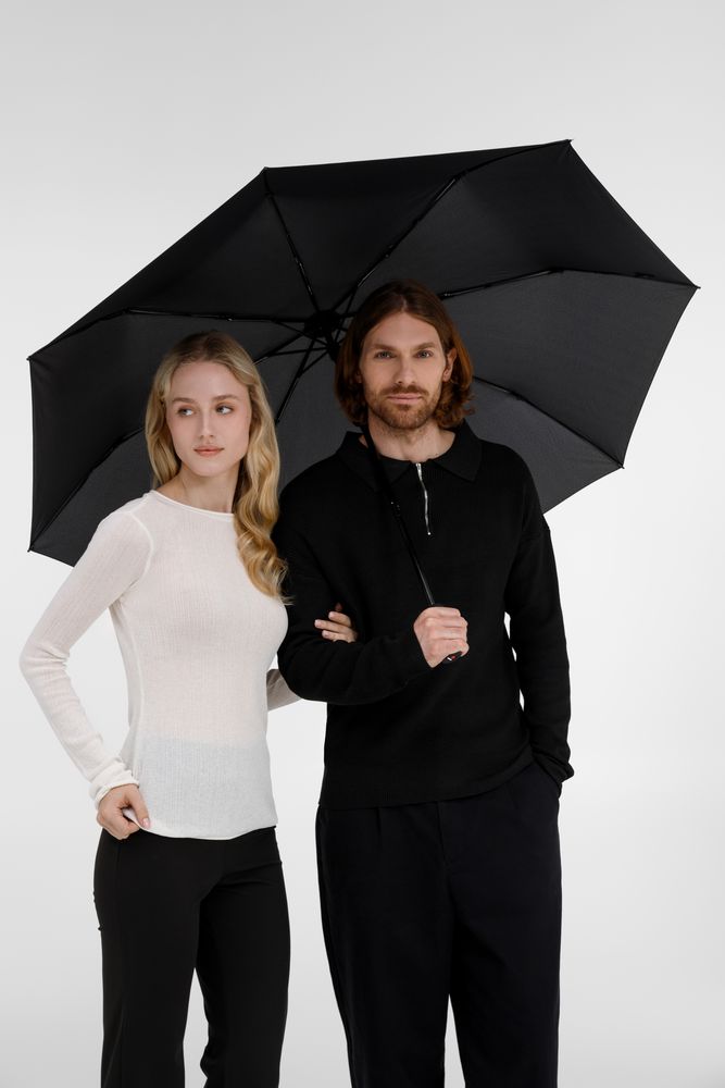 Складной зонт U.090, черный — изображение 7