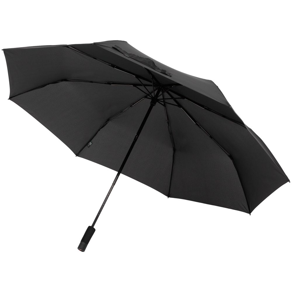 Складной зонт U.090, черный — изображение 2