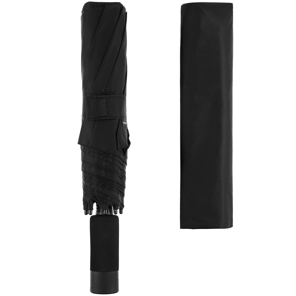 Складной зонт U.090, черный — изображение 5