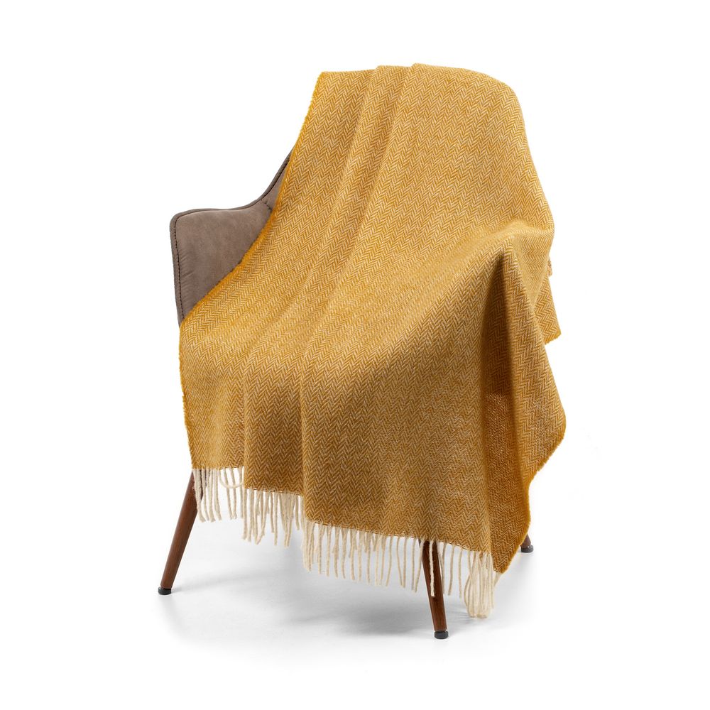 Плед Bilbo, горчичный — изображение 6